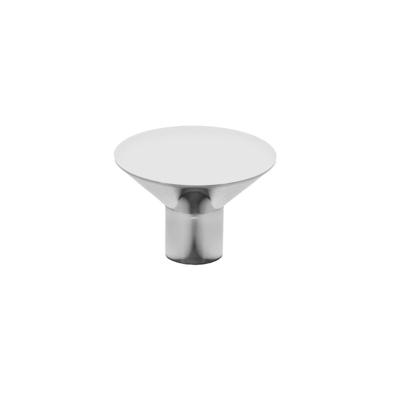 Linnea 7 Cabinet Knob - 33mm (1.3") Diameter in Polished Stainless Steel finish