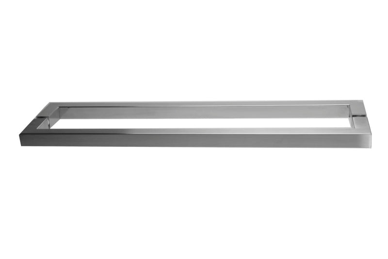 Linnea AP-244 Back to Back Handle Appliance Pull, 11.81" Center to Center, Glass Mounting in Satin Stainless Steel finish