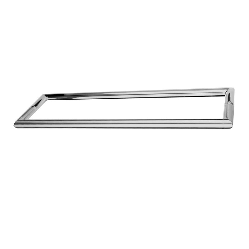 Linnea AP-255 Back to Back Handle Appliance Pull, Glass Mounting, 17.72" Center to Center in Polished Stainless Steel finish