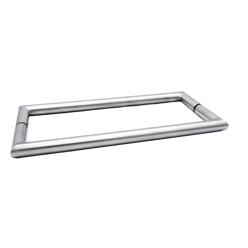 Linnea AP-255 Back to Back Handle Appliance Pull, Wood Mounting, 23.62" Center to Center in Satin Stainless Steel finish