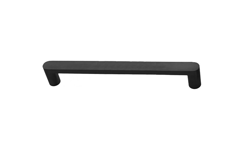 Linnea AP-256 Back to Back Handle Appliance Pull, Glass Mounting, 10.24" Center to Center in Satin Black finish