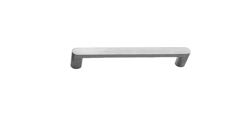 Linnea AP-256 Back to Back Handle Appliance Pull, Glass Mounting, 10.24" Center to Center in Satin Stainless Steel finish