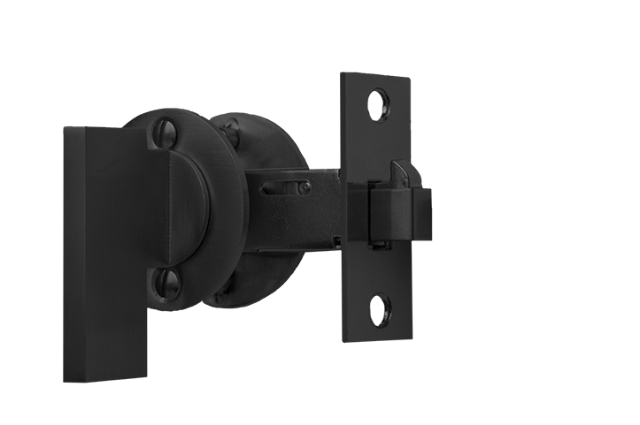 Linnea PL-52-ADA Pocket Door Privacy Latch ADA Compliant in Satin Black finish