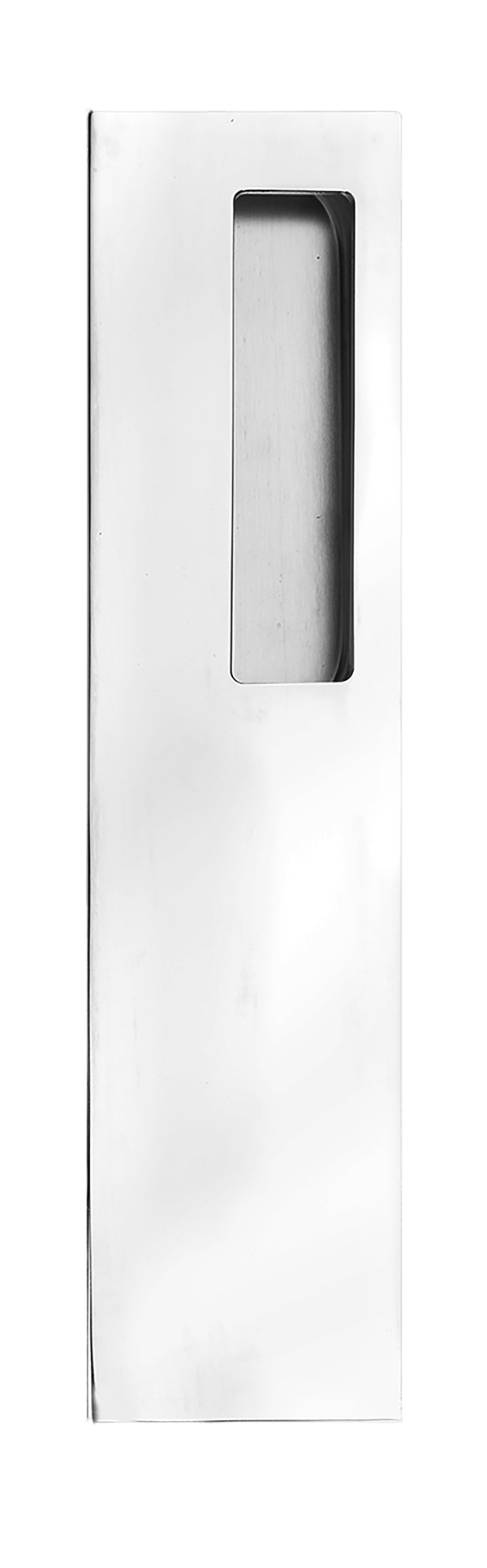Linnea RPS-375L Recessed Cabinet Pull in Polished Stainless Steel finish