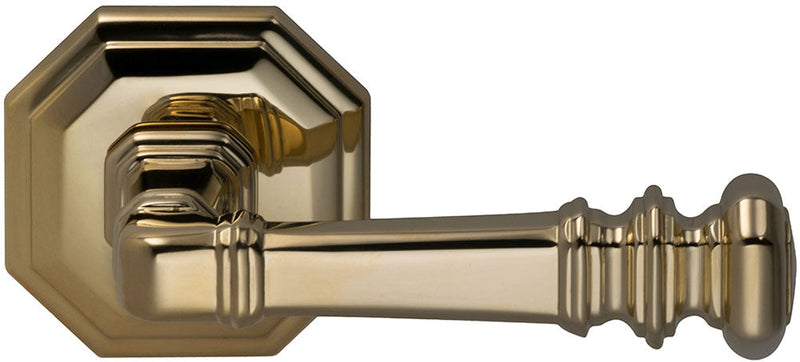 Omnia Traditions 101 Lever with Octagonal Rosette in finish