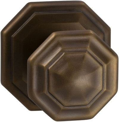 Omnia Traditions 201 Knob with Octagonal Rosette in finish