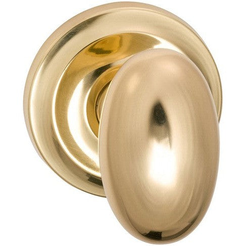 Omnia Traditions 432 Egg-Shaped Knob with Round Rosette in finish