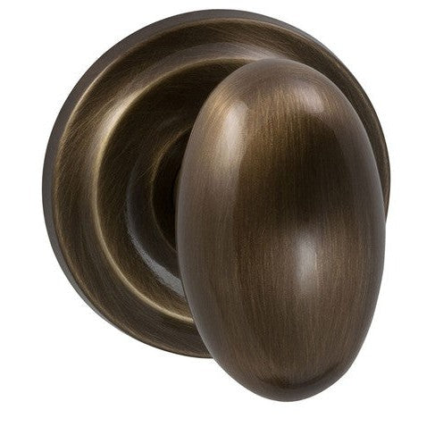 Omnia Traditions 432 Egg-Shaped Knob with Round Rosette in finish