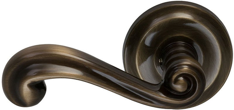 Omnia Traditions 55 Lever with Standard 2 5/8" Rose in Shaded Bronze finish