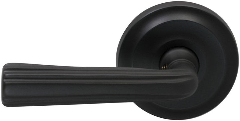 Omnia Traditions 706 Lever with 2 5/8" Rose in Black, Oil-Rubbed, Lacquered finish