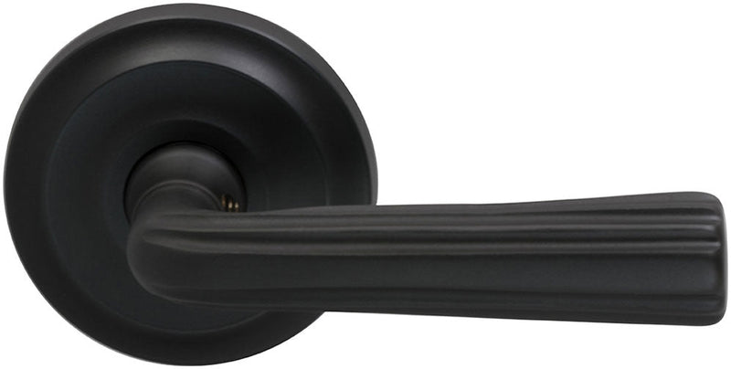 Omnia Traditions 706 Lever with 2 5/8" Rose in Black, Oil-Rubbed, Lacquered finish