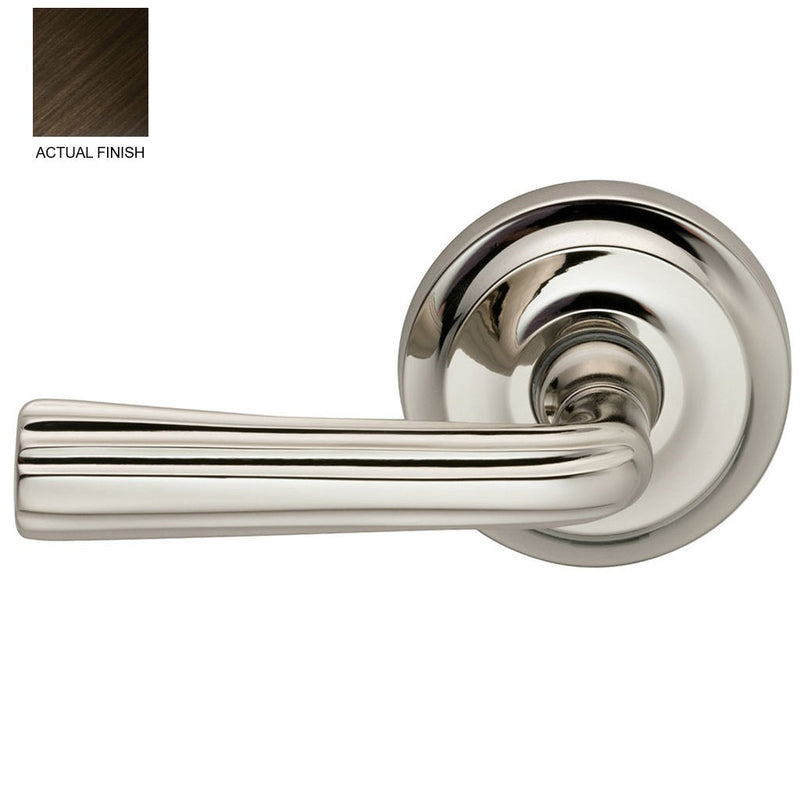 Omnia Traditions 706 Lever with 2 5/8" Rose in Shaded Bronze finish