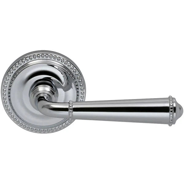 The Omnia Traditions 946 Beaded Lever with Round Beaded Rosette in finish