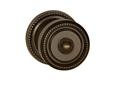 Omnia Traditions Beaded 430 Knob with Beaded Rose in Shaded Bronze finish