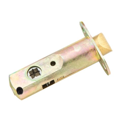 Privacy 28 Degree Rotation Latch with 2 3/4" Backset