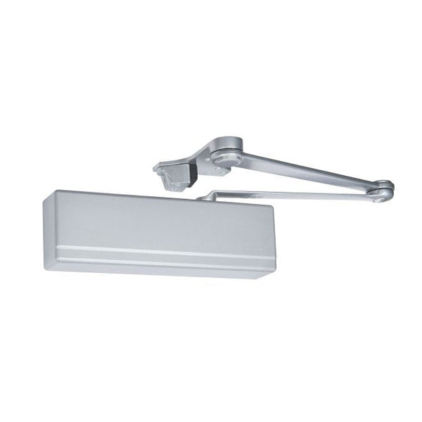 Sargent Heavy Duty Parallel Arm Powerglide Door Closer With Compression Stop in Sprayed Aluminum Enamel finish
