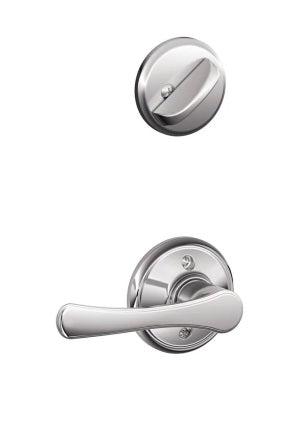 Schlage Avila Lever Interior Active Trim - Exterior Handleset Sold Separately in Bright Chrome finish