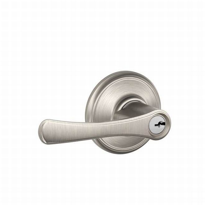 Schlage Avila Lever Storeroom Lock in Satin Nickel finish