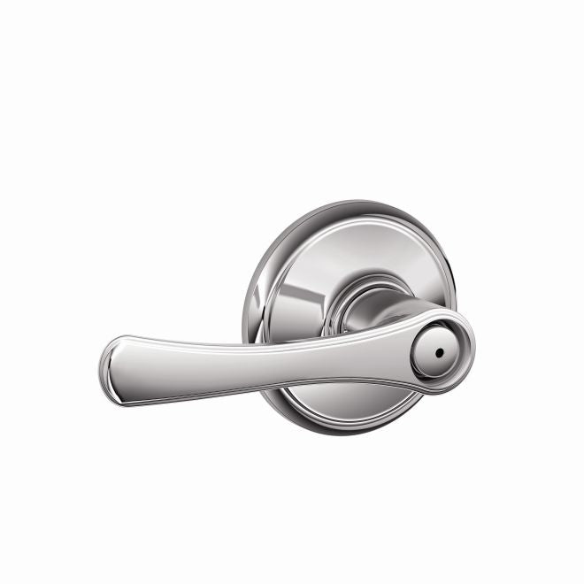 Schlage Avila Privacy Lever in Bright Chrome finish