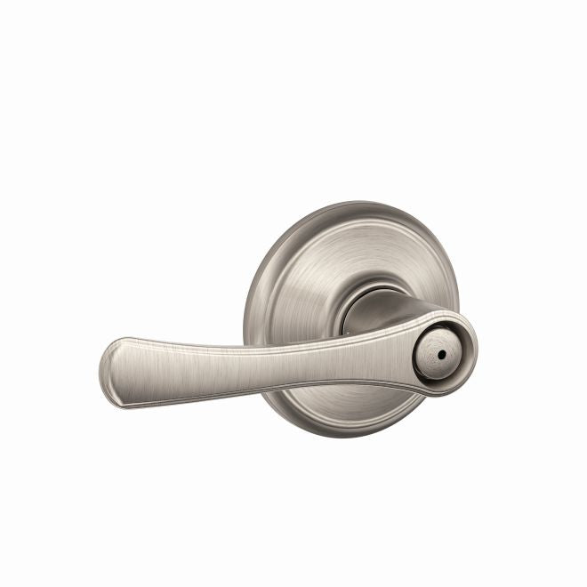 Schlage Avila Privacy Lever in Satin Nickel finish