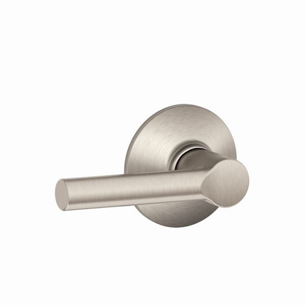 Schlage Broadway Passage Lever in Satin Nickel finish