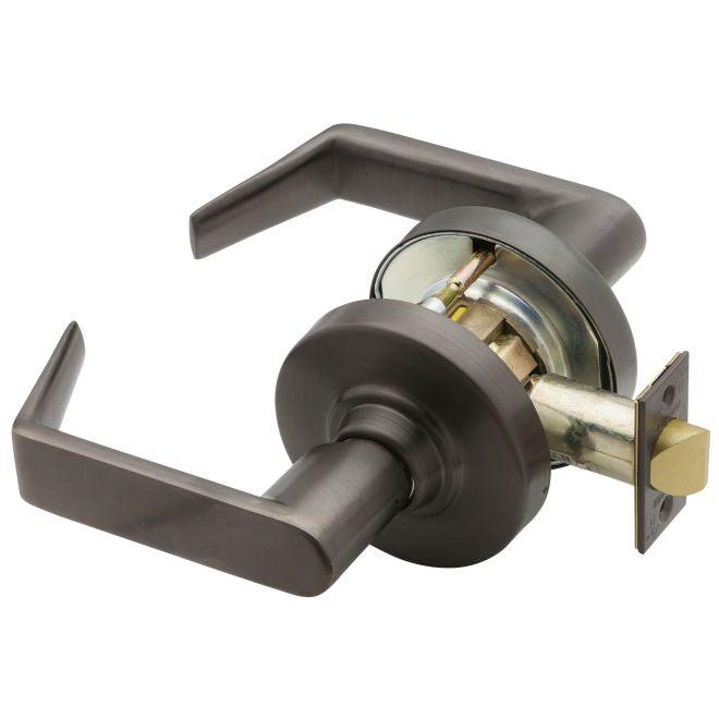 Schlage Commercial ND Series Rhodes Passage Door Lever Set With 13-248 Latch 10-025 Strike in Oil Rubbed Bronze finish