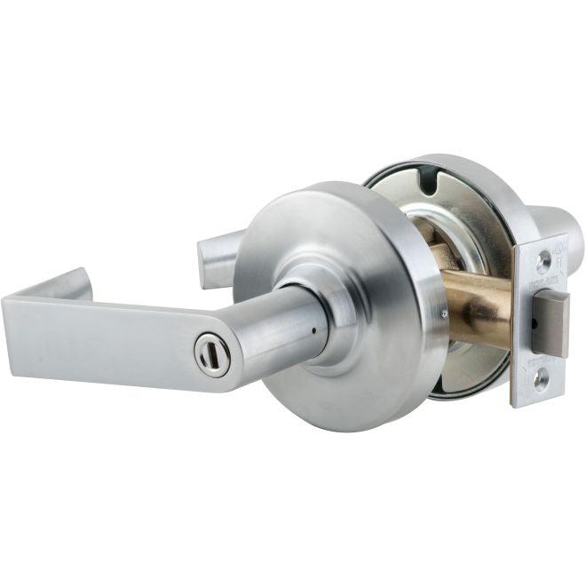 Schlage Commercial ND Series Rhodes Privacy Door Lever Set With 13-248 Latch 10-025 Strike in Satin Chrome finish