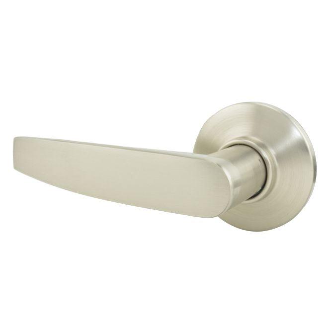 Schlage Commercial S Series Jupiter Passage Door Lever Set With 16-203 Latch 10-001 Strike in Satin Nickel finish