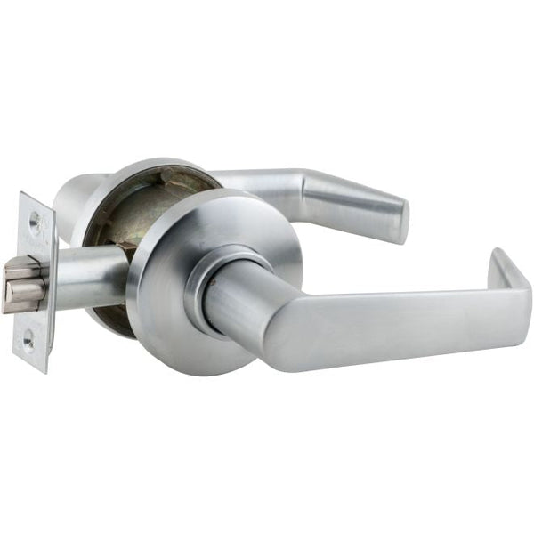 Schlage Commercial S Series Saturn Passage Door Lever Set With 16-203 Latch 10-001 Strike in Satin Chrome finish