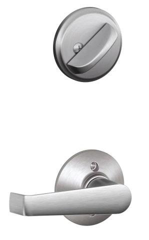 Schlage Elan Lever Interior Active Trim - Exterior Handleset Sold Separately in Satin Chrome finish