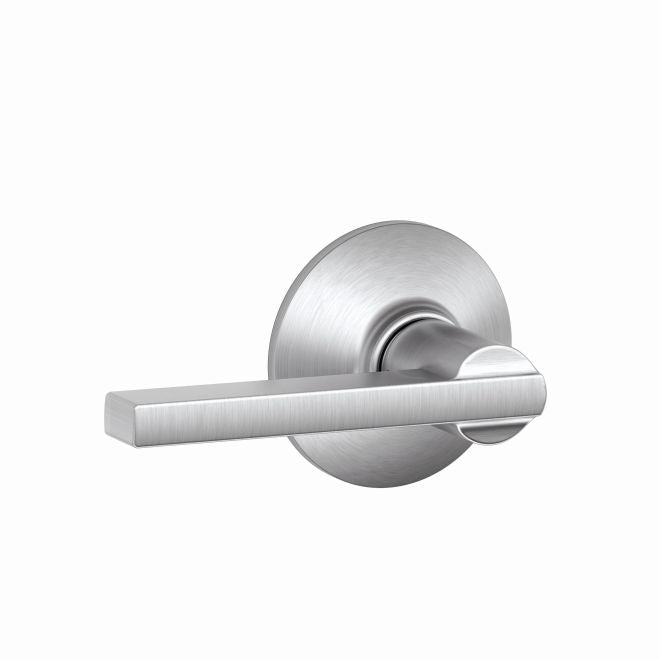 Schlage Fire Rated Latitude Passage Lever in Satin Chrome finish