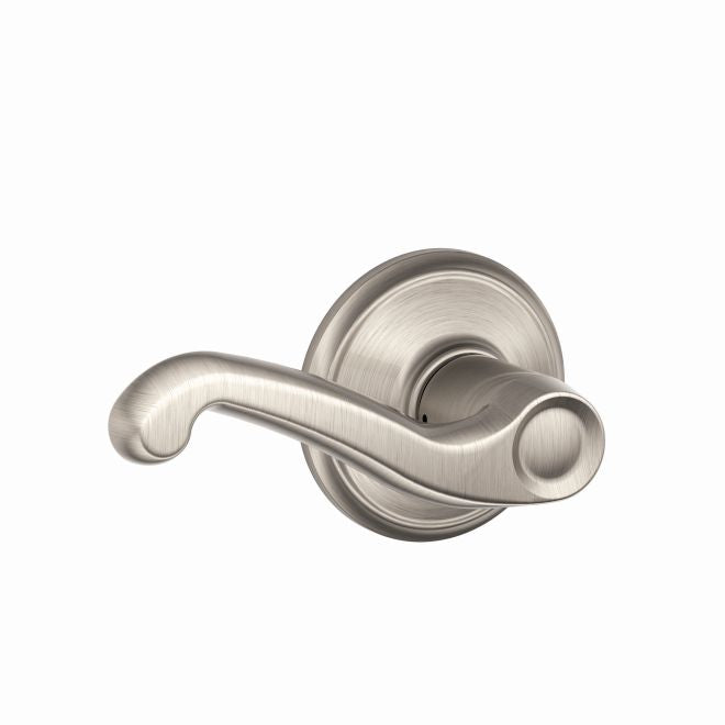 Schlage Flair Passage Lever in Satin Nickel finish