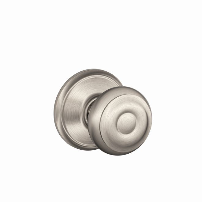 Schlage Georgian Passage Knob in Satin Nickel finish