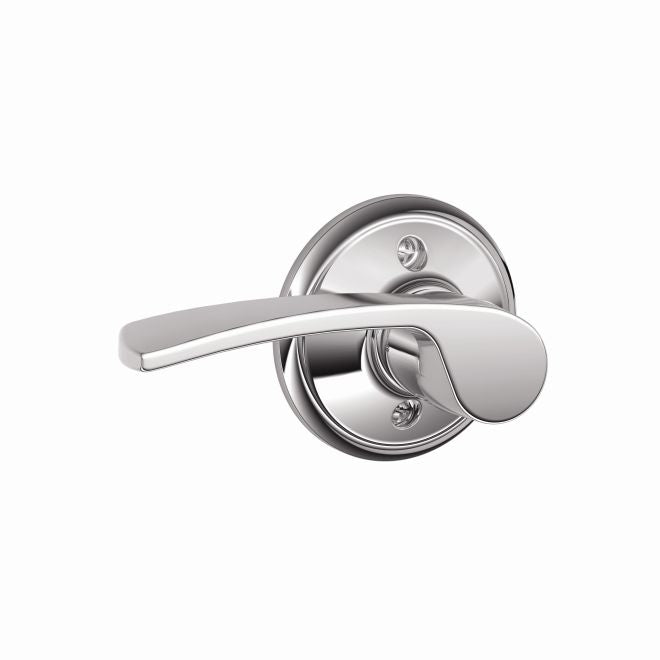 Schlage Left Hand Merano Lever Half Dummy in Bright Chrome finish