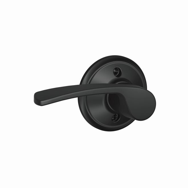 Schlage Left Hand Merano Lever Half Dummy in Flat Black finish