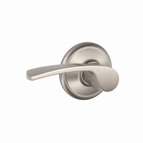 Schlage Merano Passage Lever in Satin Nickel finish