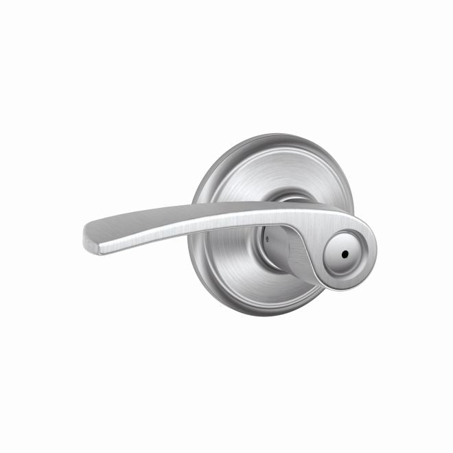 Schlage Merano Privacy Lever in Satin Chrome finish