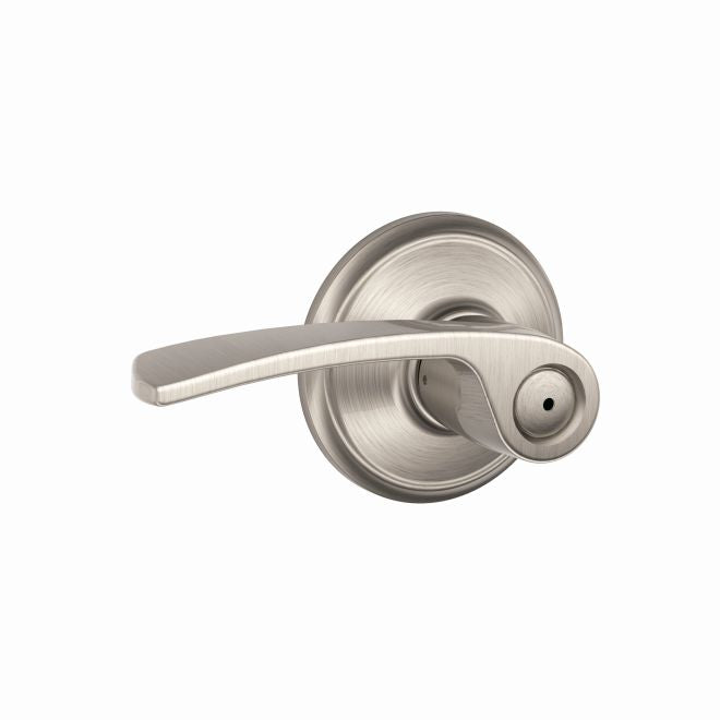 Schlage Merano Privacy Lever in Satin Nickel finish