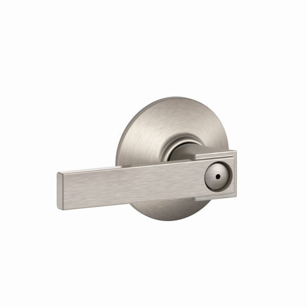 Schlage Northbrook Privacy Lever in Satin Nickel finish