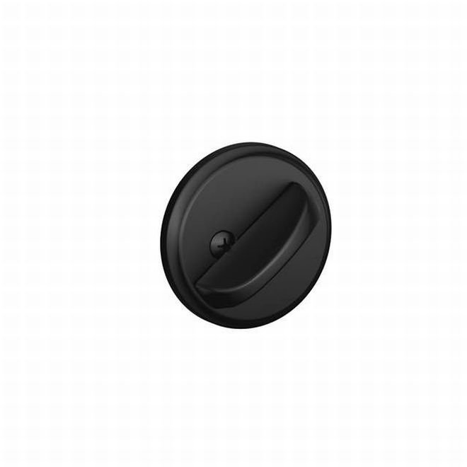 Schlage One Sided Deadbolt in Flat Black finish