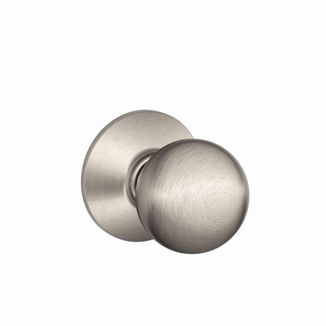 Schlage Orbit Passage Knob in Satin Nickel finish