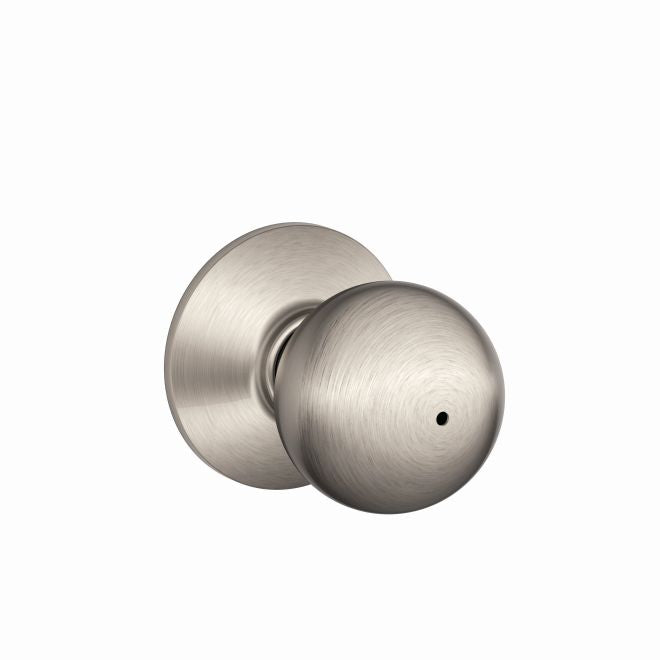 Schlage Orbit Privacy Knob in Satin Nickel finish