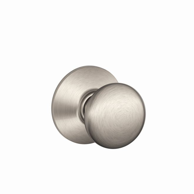 Schlage Plymouth Passage Knob in Satin Nickel finish