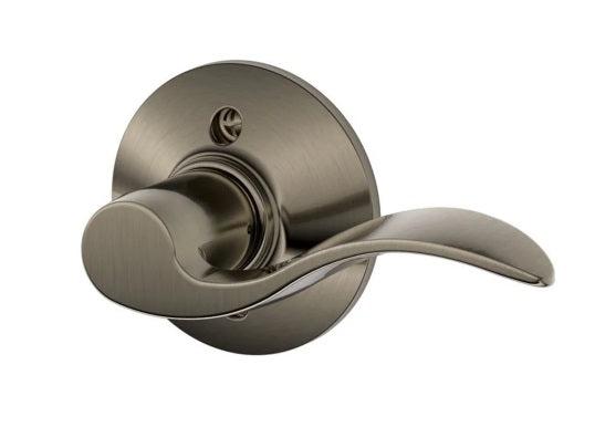 Schlage Right Hand Accent Lever Half Dummy in Antique Pewter finish