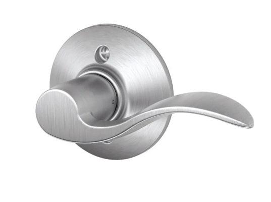 Schlage Right Hand Accent Lever Half Dummy in Satin Chrome finish