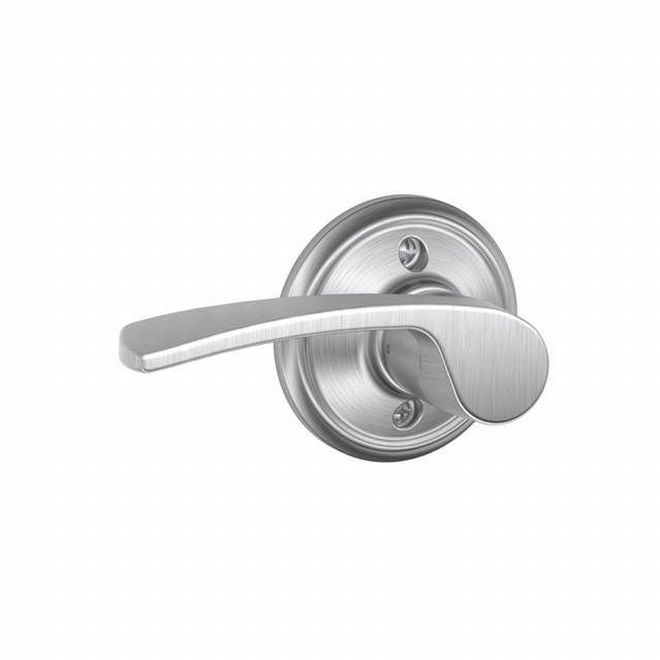 Schlage Right Hand Merano Lever Half Dummy in Satin Chrome finish