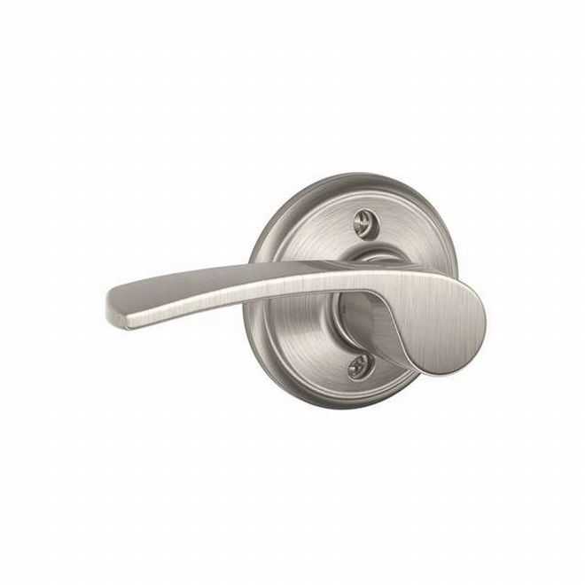 Schlage Right Hand Merano Lever Half Dummy in Satin Nickel finish