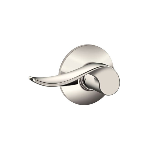 Schlage Sacramento Passage Lever in Polished Nickel finish