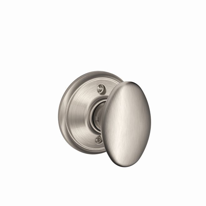 Schlage Siena Knob Half Dummy in Satin Nickel finish