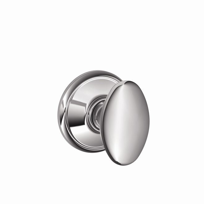 Schlage Siena Passage Knob in Bright Chrome finish